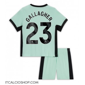 Chelsea Conor Gallagher #23 Terza Maglia Bambino 2023-24 Manica Corta (+ Pantaloni corti)